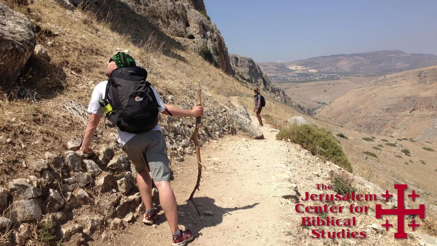 Hiking the Jesus Trail in 2014.