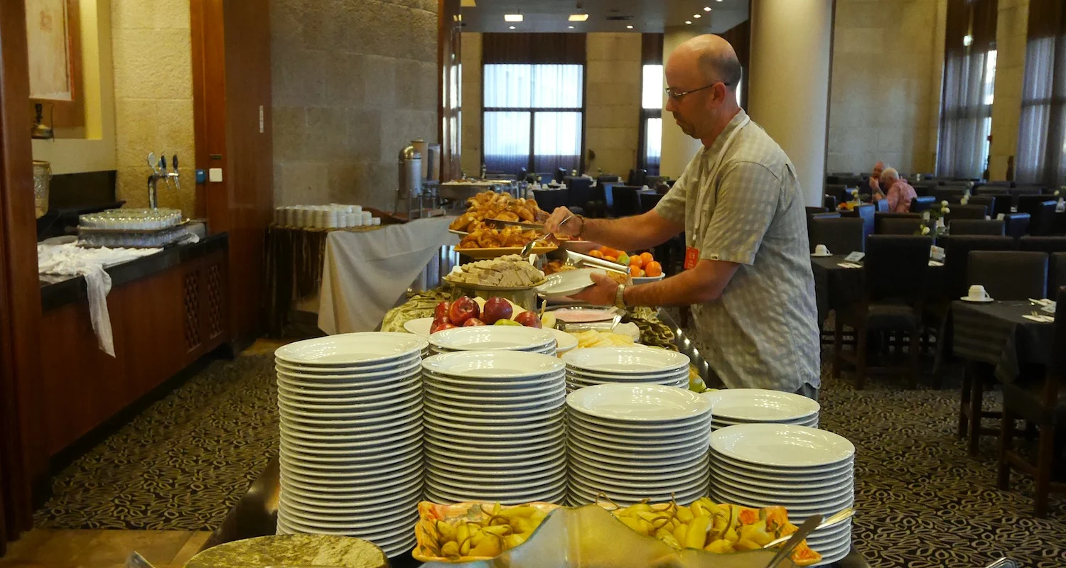 Buffet dining every morning and evening. There is something here for everybody.