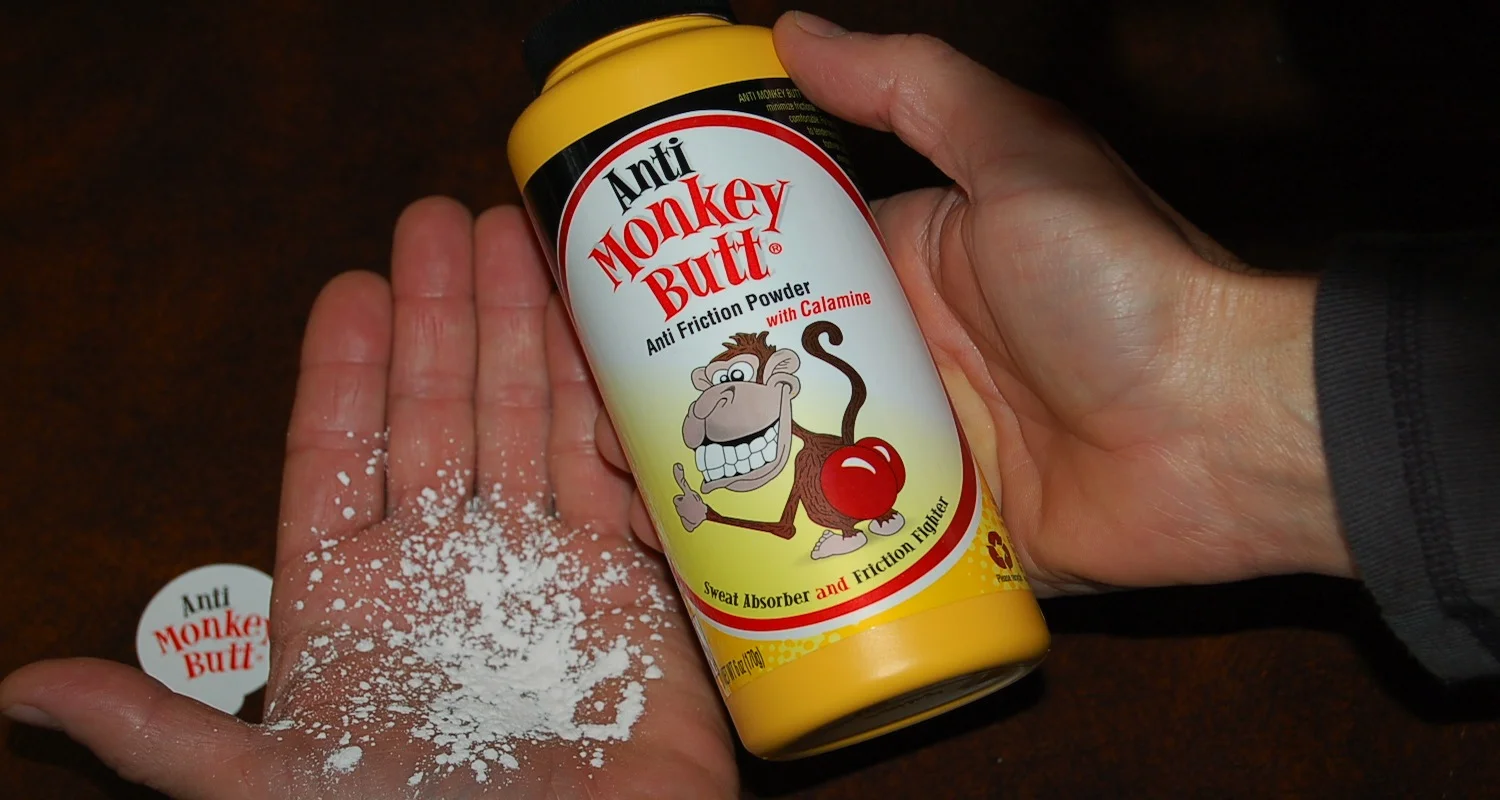 One more commercial. Anti-Monkey Butt powder is the answer to many problems! Bad name. Great product. Image from here .
