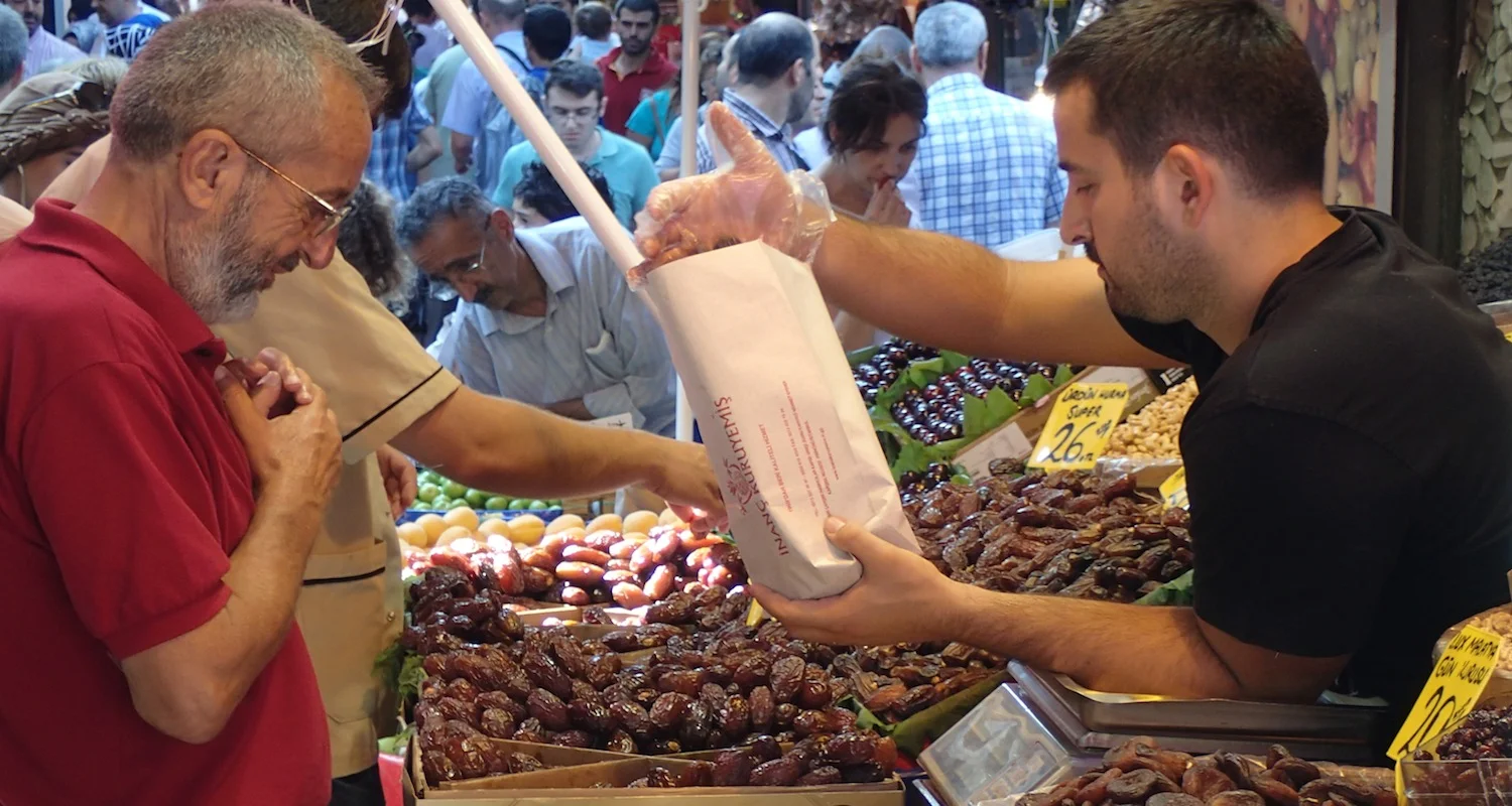 Remember that shopping is a vulnerable moment. It is fun though, especially in Istanbul's Spice Market.