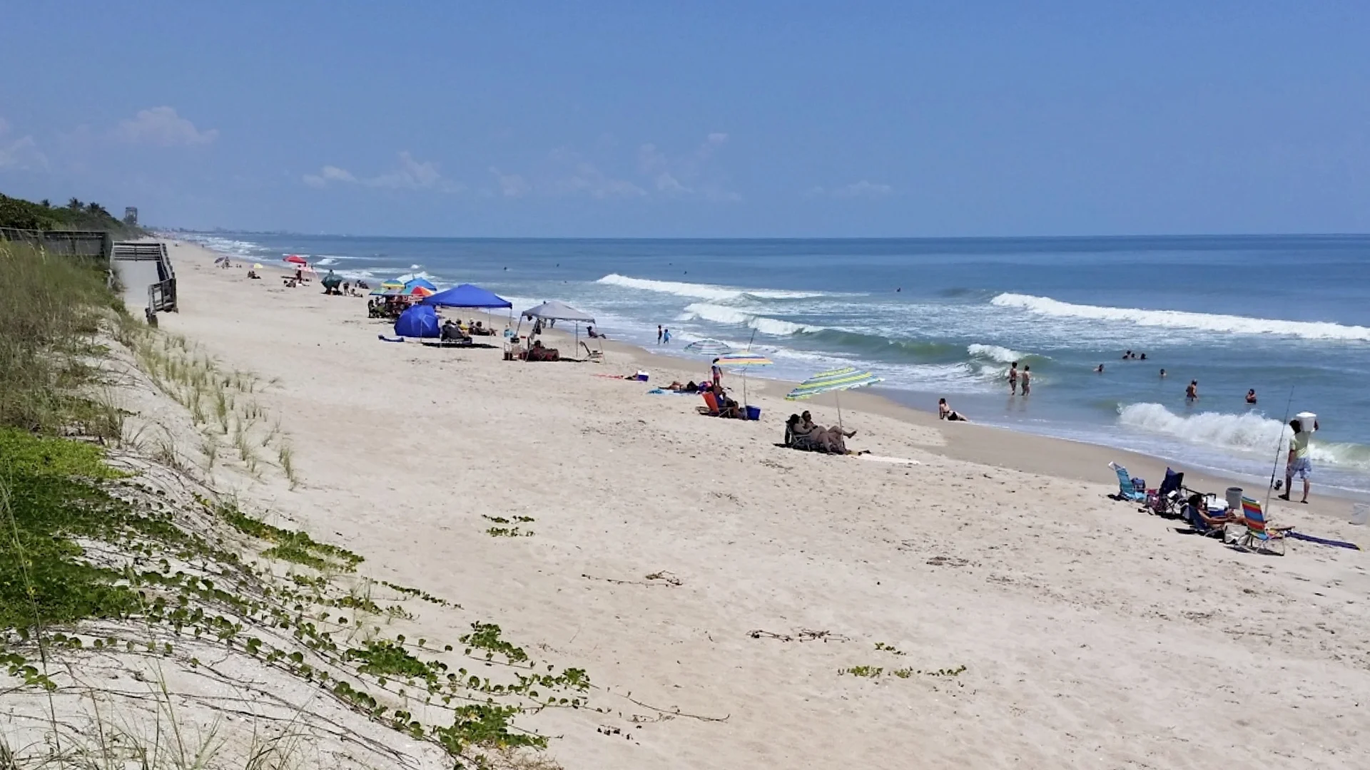 View north to the Space Coast from Ponce de León's Landing spot.