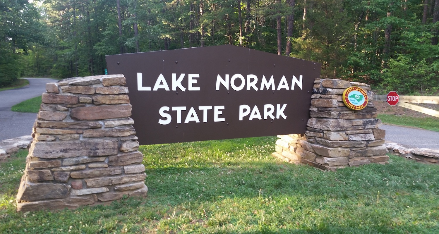 Lake Norman State Park near Troutman, North Carolina, provided a beautiful setting for our course.