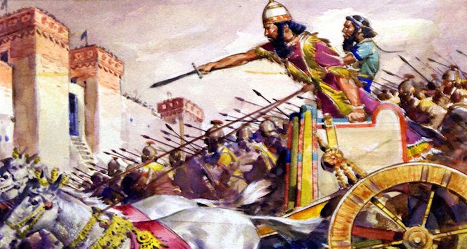 God himself besieges Jerusalem. Image from here.