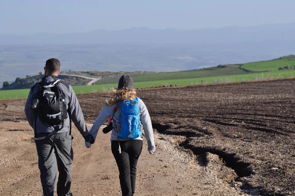 Love blossoms on the Jesus Trail.