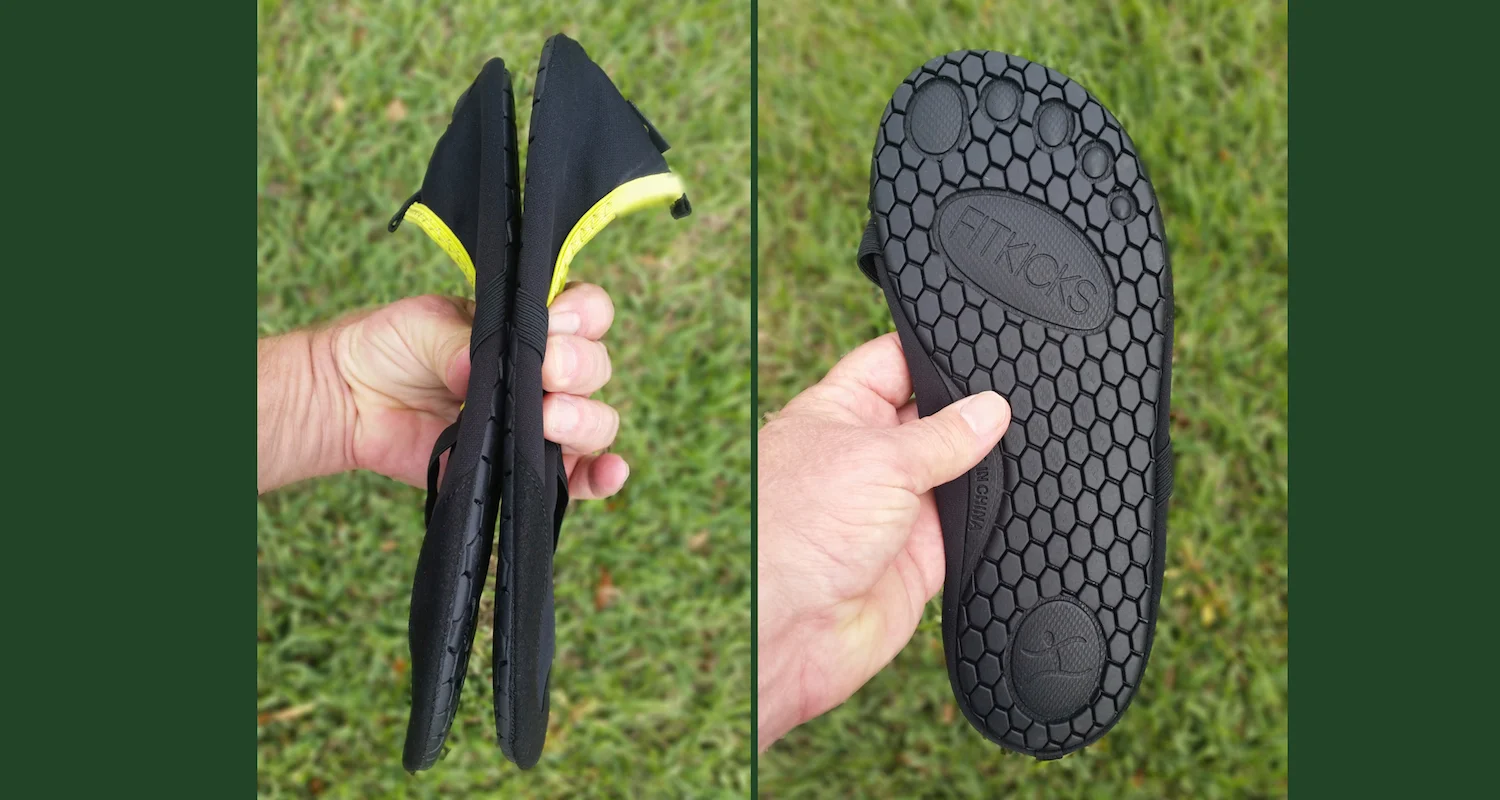 Fitkicks are thin and light. But are they durable? We'll see.
