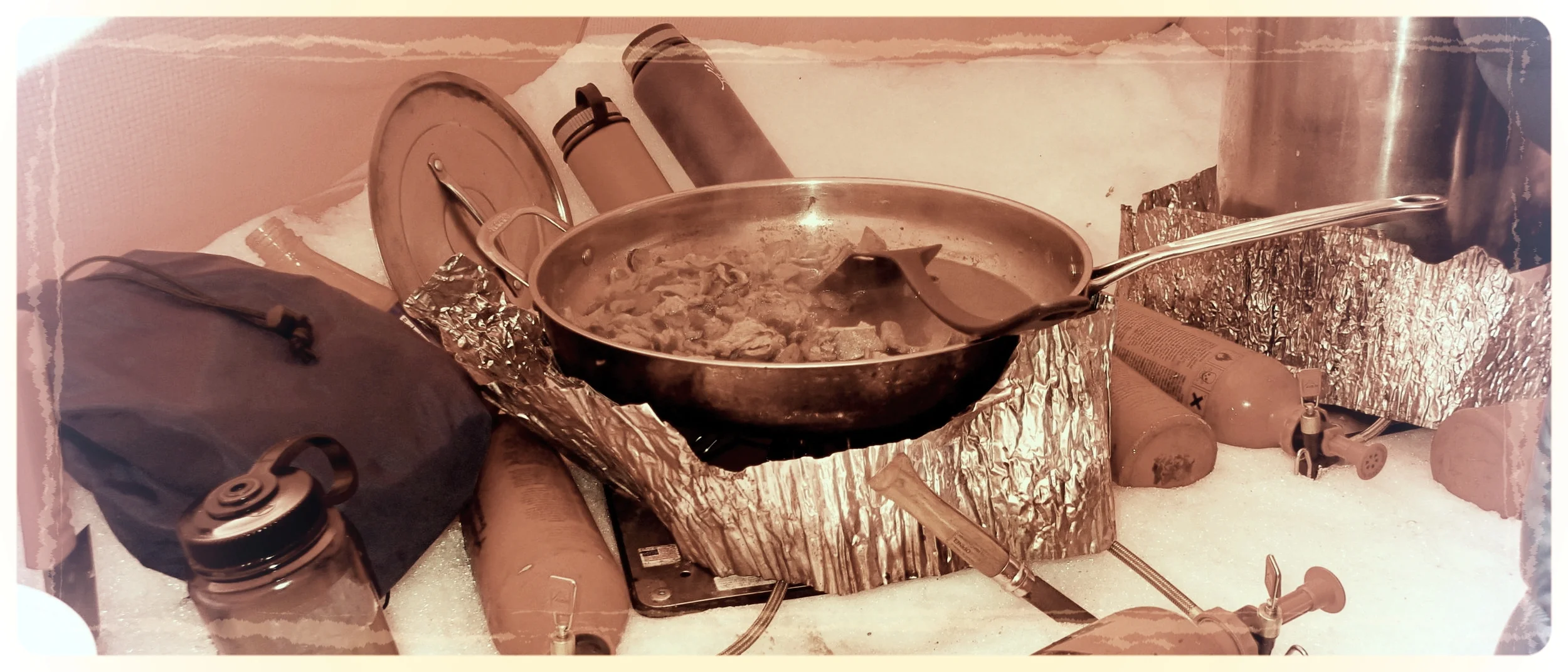 Slippers and a clothesline