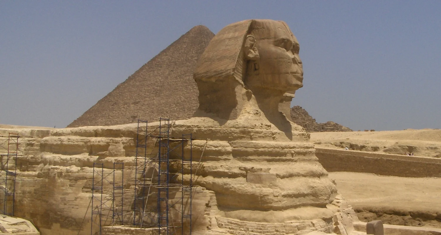 The Great Sphinx of Giza, Egypt.