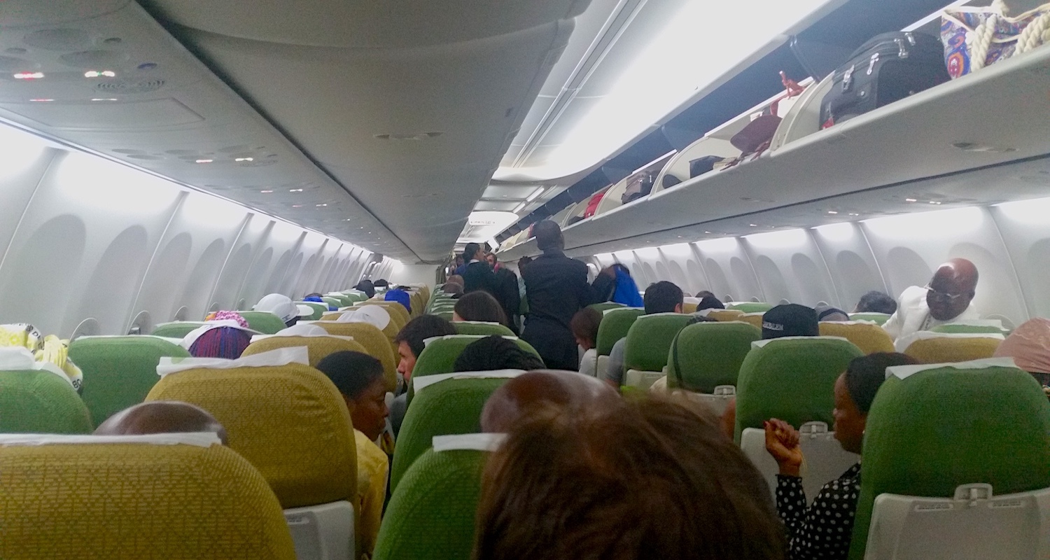While the airport in Addis Ababa was memorable for all the wrong reasons, I found my flights on Ethiopian Air to/from there to be friendly, clean, and comfortable.