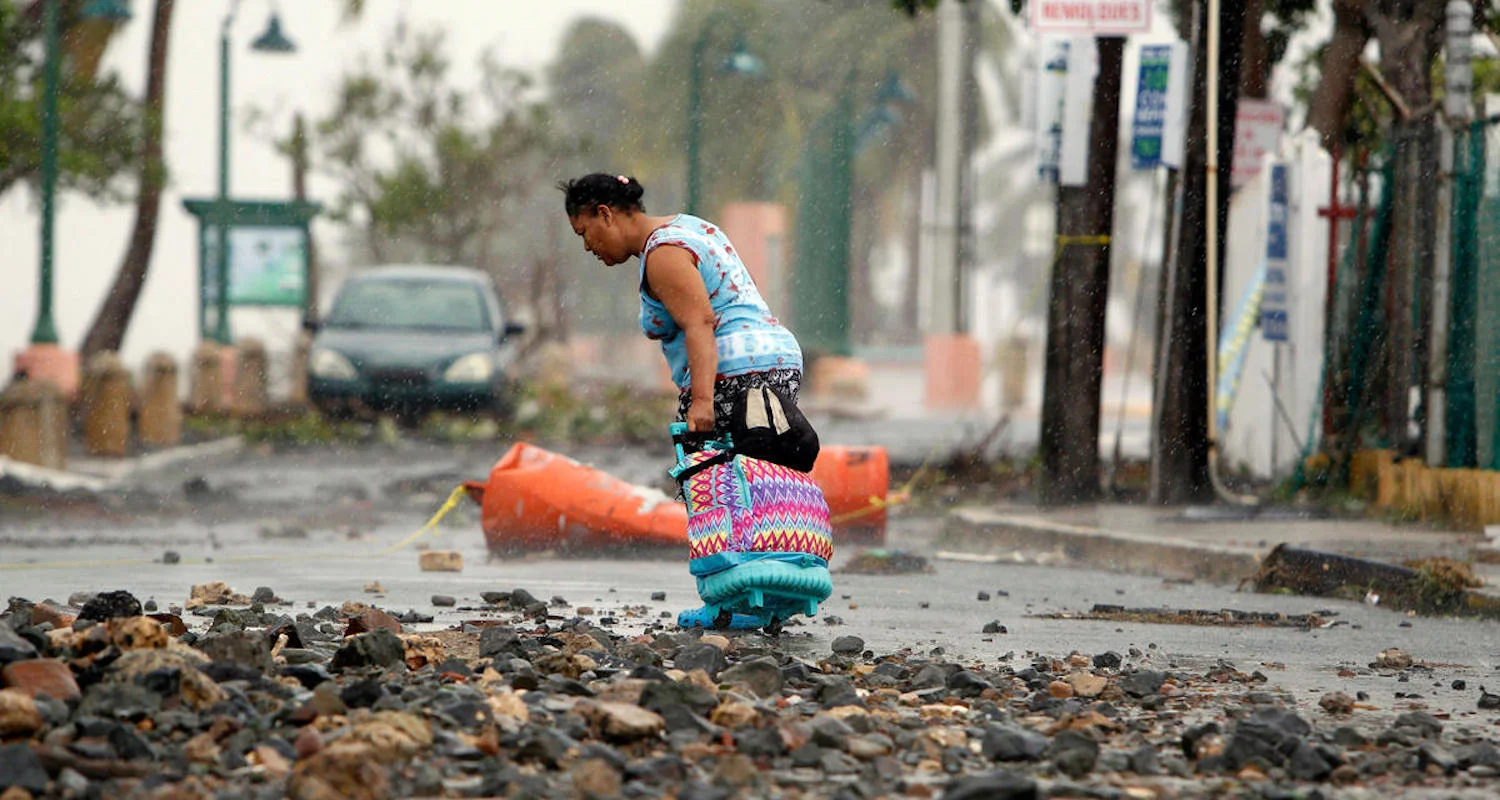 Damage in Puerto Rico. Image from here.
