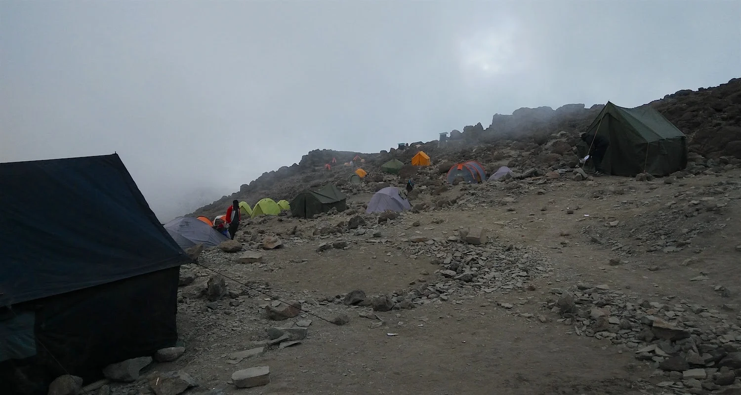 Barafu Hut is the last stop on the way to the top.
