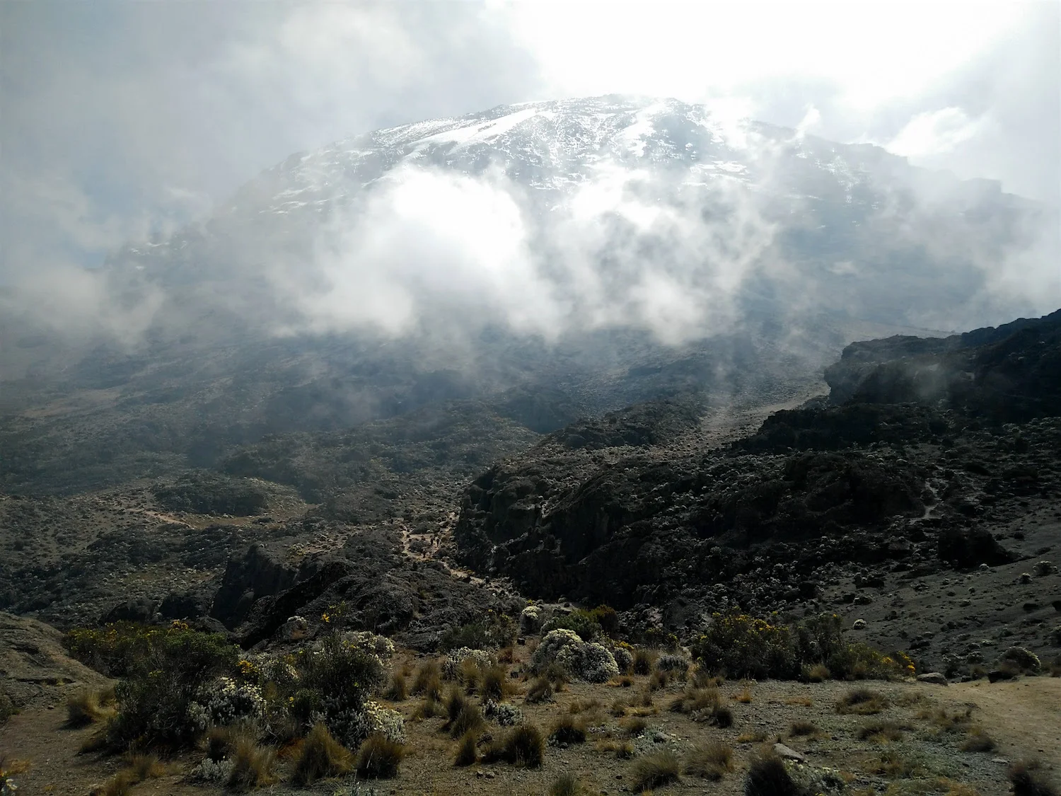 The magnificent mountain is a magnet for story. Photo by teammember Nico Roger.
