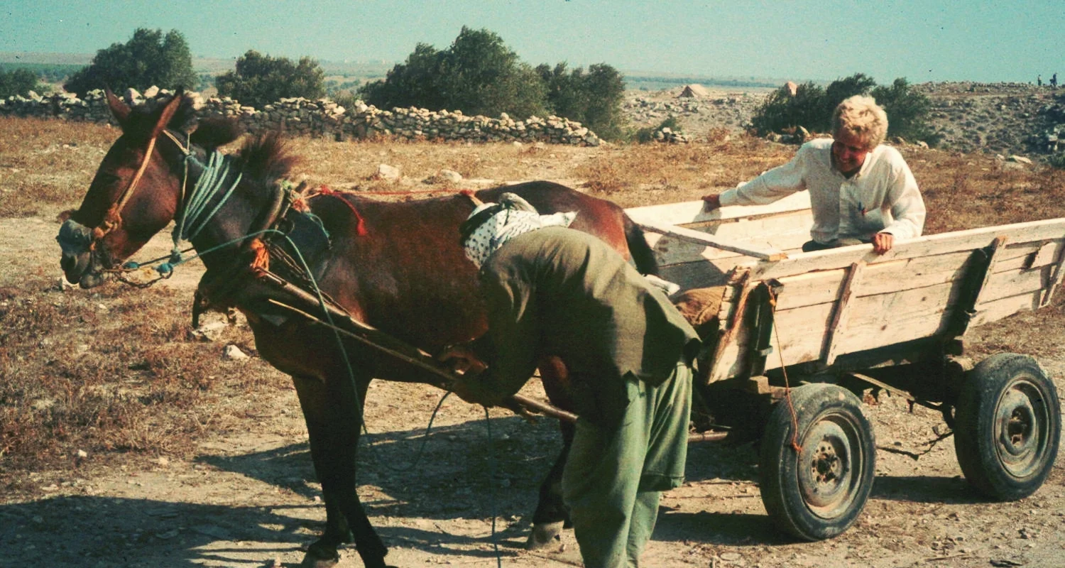 You never quite know what you are getting into when you travel solo! Here I am adventuring near the Syrian-Jordanian border back in 1986.