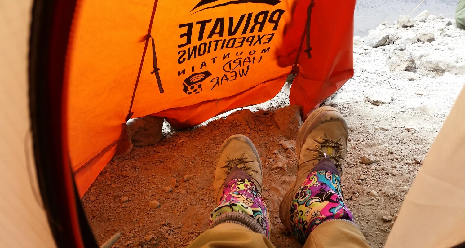 Napping in style and comfort on Kilimanjaro.