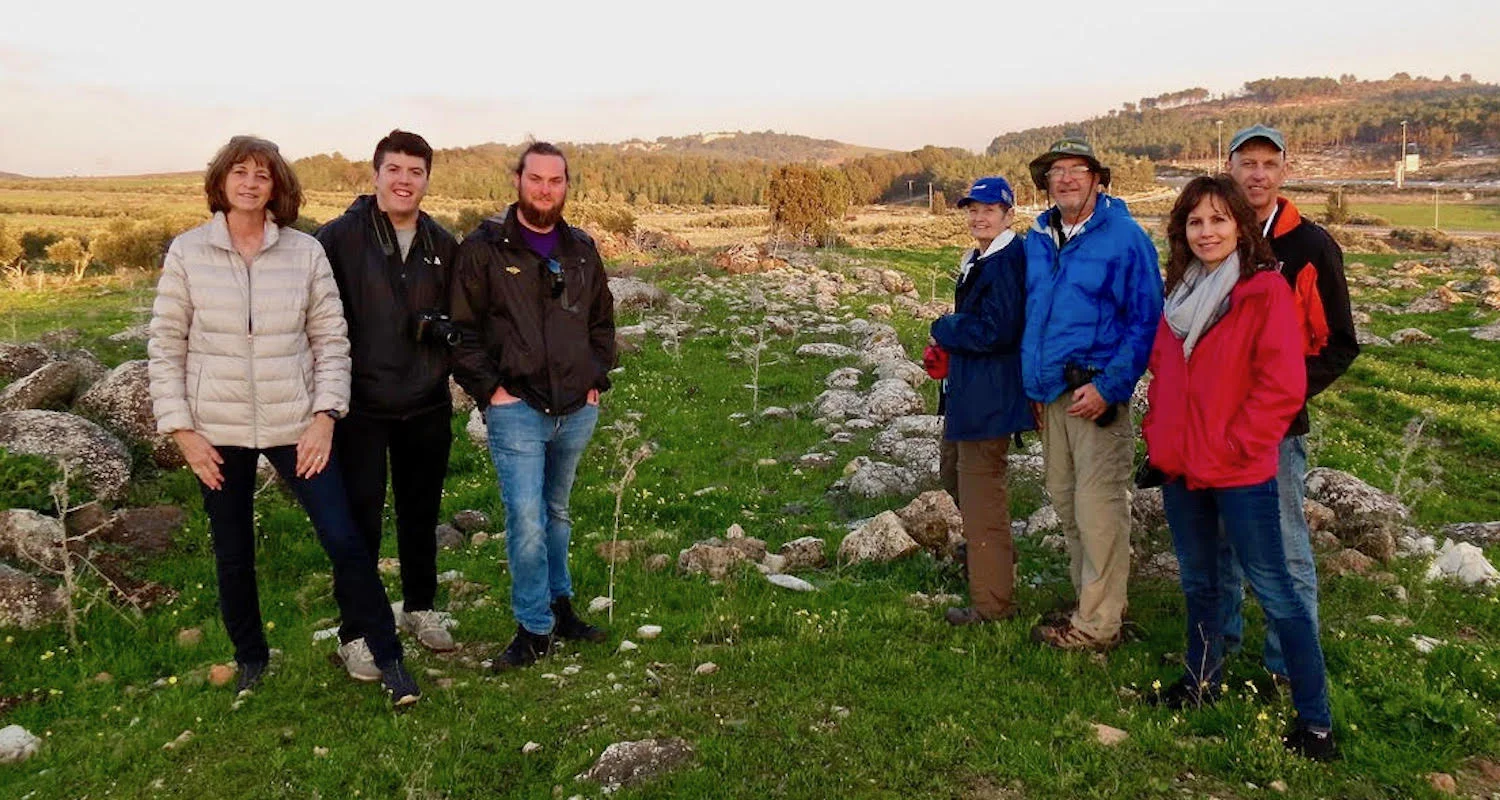 Susan Ruth (far left) and some of the 2019 Jesus Trail crew.