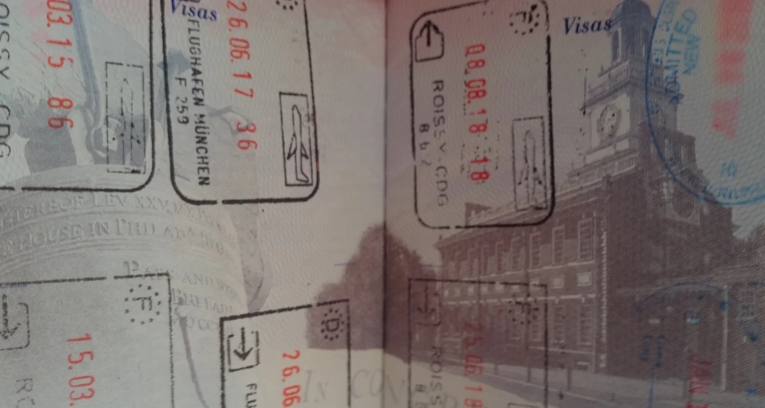 Stamp collecting in one’s passport is one way to remember your travels.