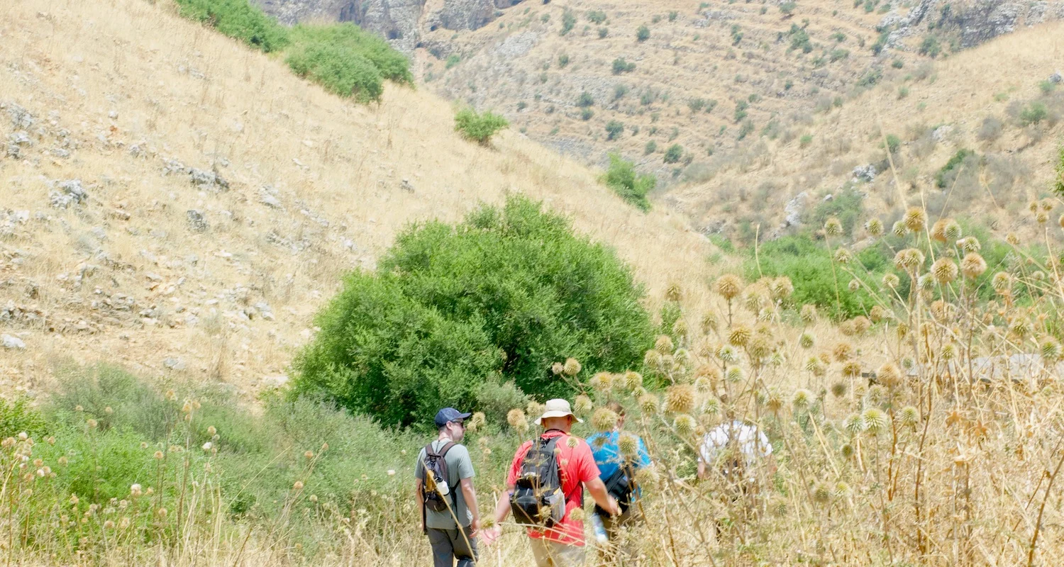 We entered the canyon below Nabi Shu’ayb.