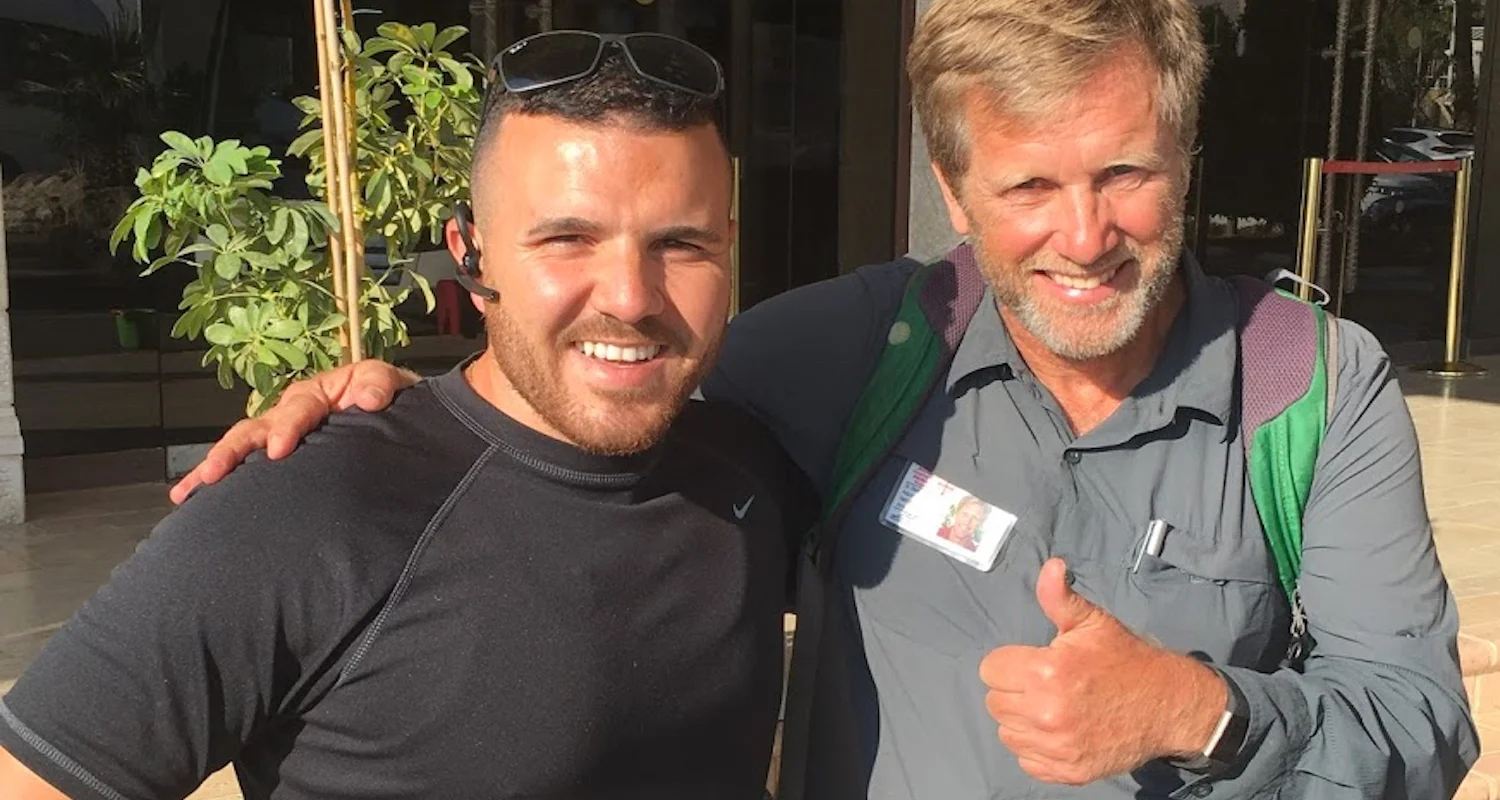 Our sturdy driver and dear friend Robert Makhlouf proved to be a difference-maker.