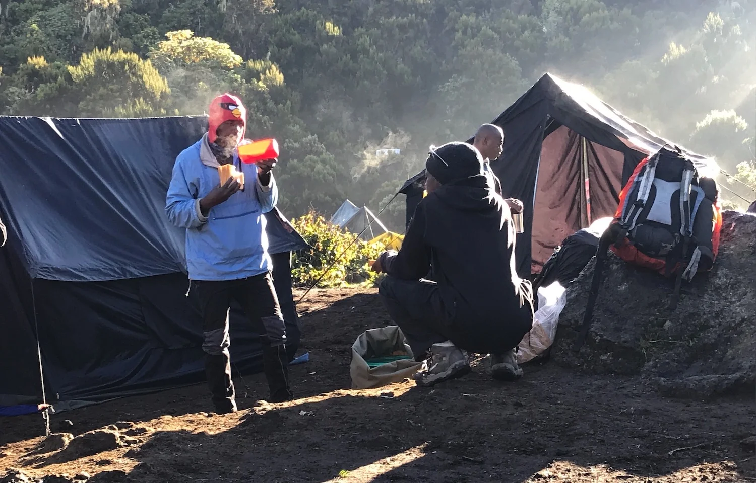 Porters in Machame Camp 2.jpg