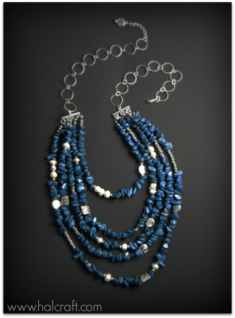 Multistrand Chip Necklace
