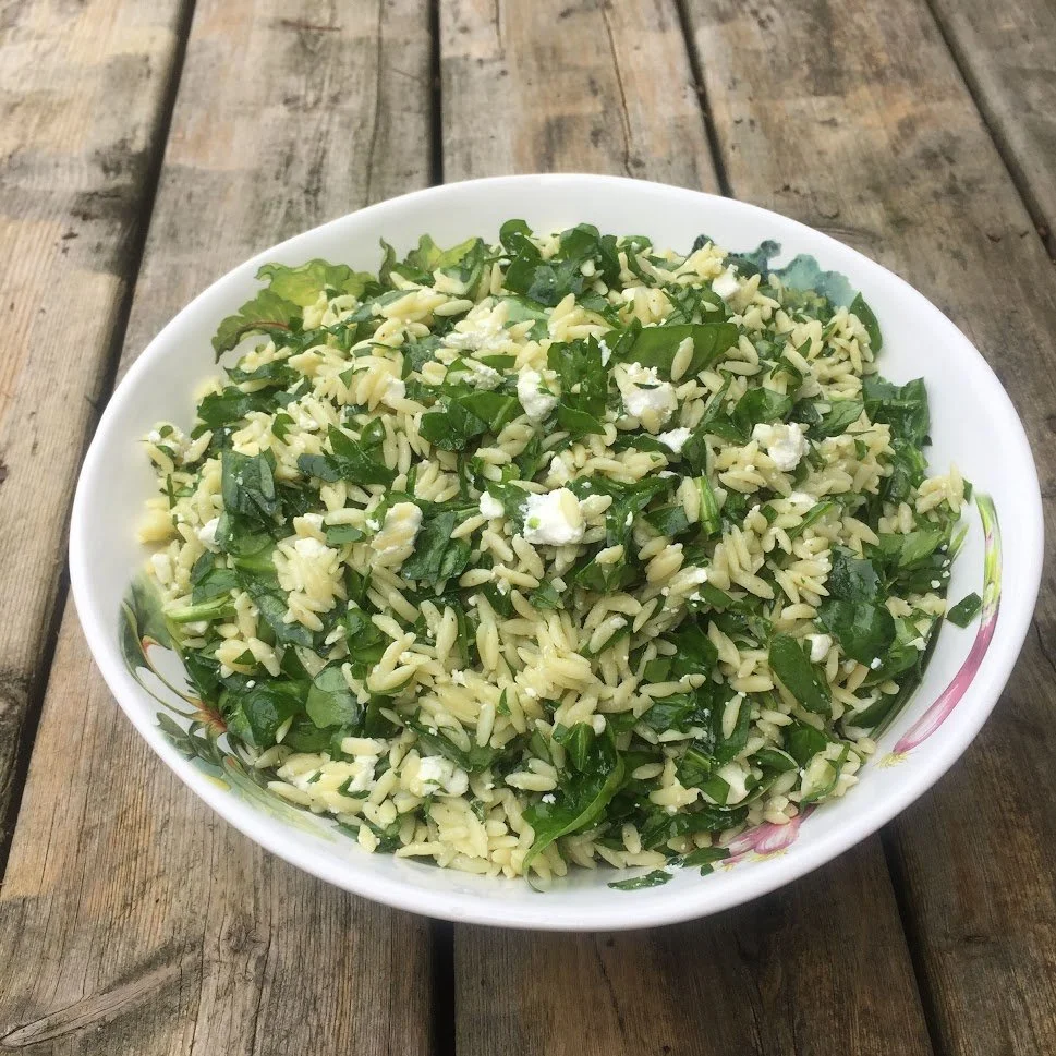 Summer's Simplest Spinach &amp; Orzo Salad