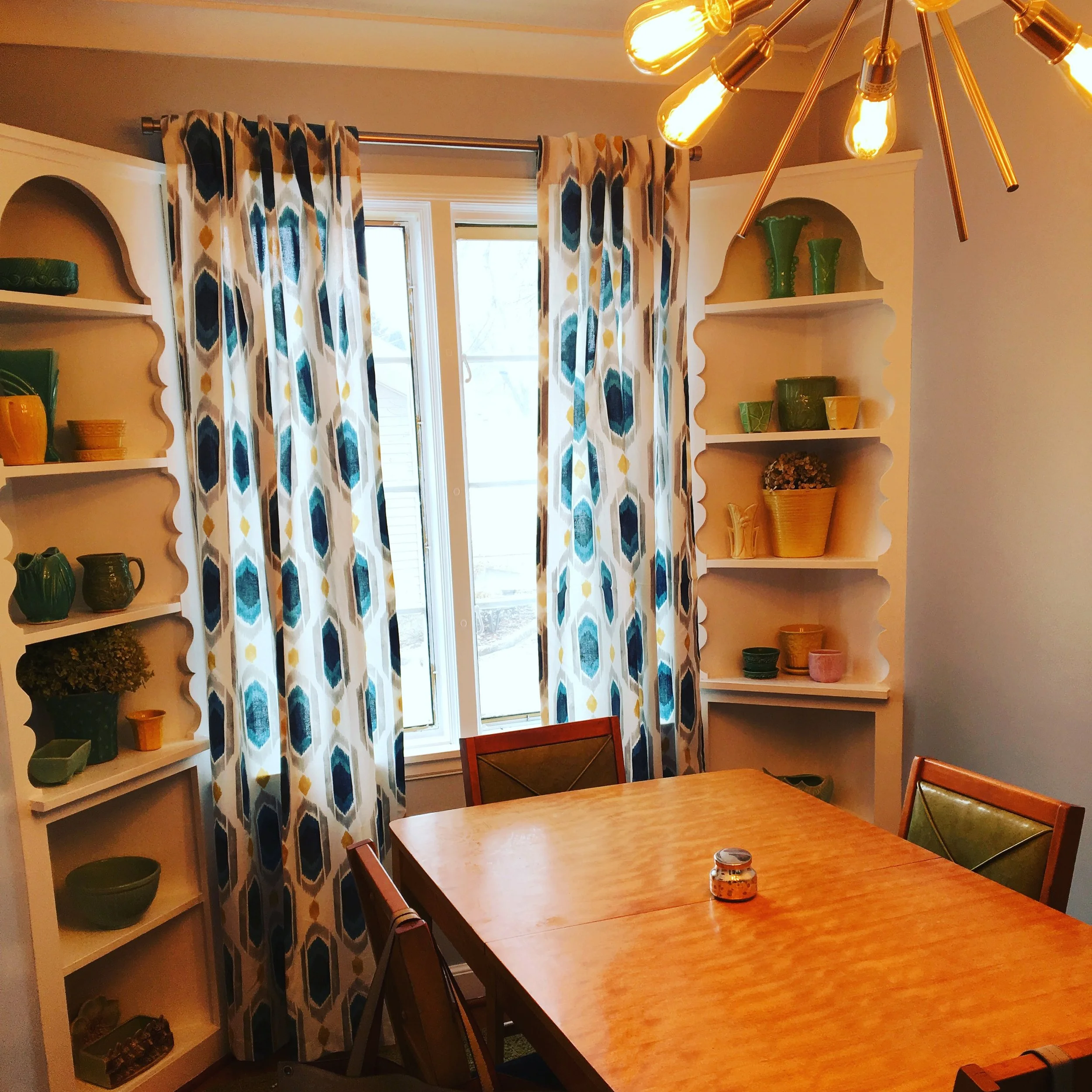 dining room in my first house - mid-mod love