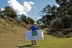 Jack in Nepal after his transplant