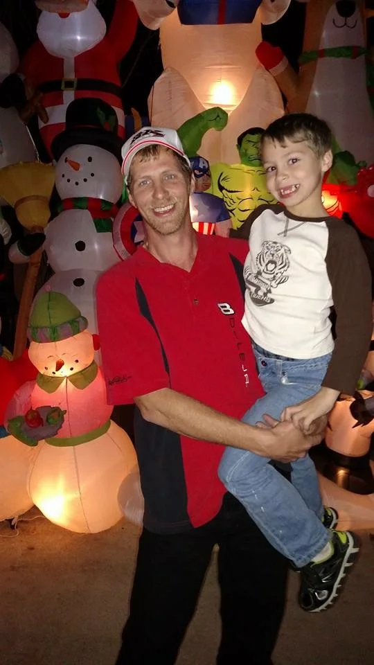 James Melton Sr. with his son James Jr.