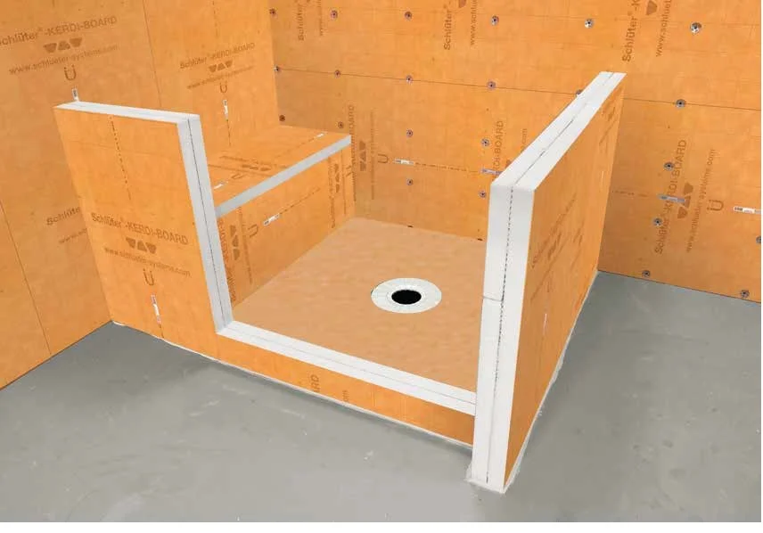 Schluter Shower Bench — Lower Mainland Hardwood Tile and Stone