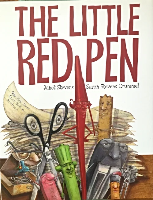 BY JANET STEVENS AND SUSAN STEVENS CRUMMEL Buy Now! The Little Red Pen must grade the papers or it's the END OF THE WORLD! She is stressed out and asks for help, but all her school supply friends can say is, "Not I!" The Little Red Pen goes it alone and finally tumbles with exhaustion into the Pit of No Return (the trash!). Will the Little Red Pen be lost forever? Will it be the end of the world?
