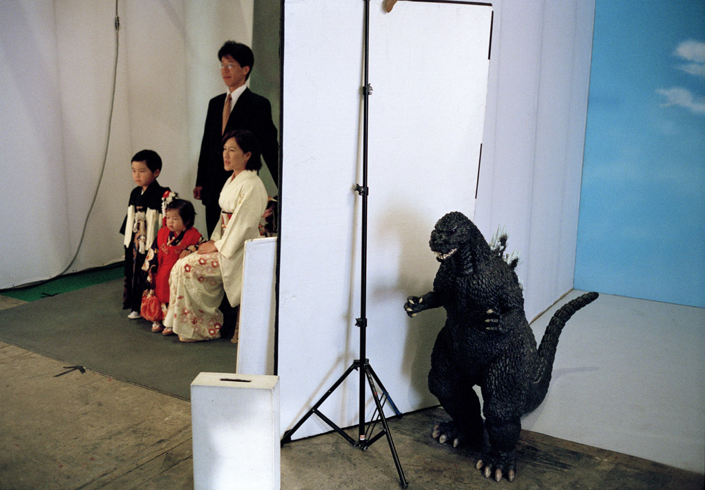 JAPAN. Tokyo. Portrait studio at Film Studios - 16x12inches £600 - Edition of 6 + 2AP's - 20x24inches £1000 - Edition of 4 + 2AP's