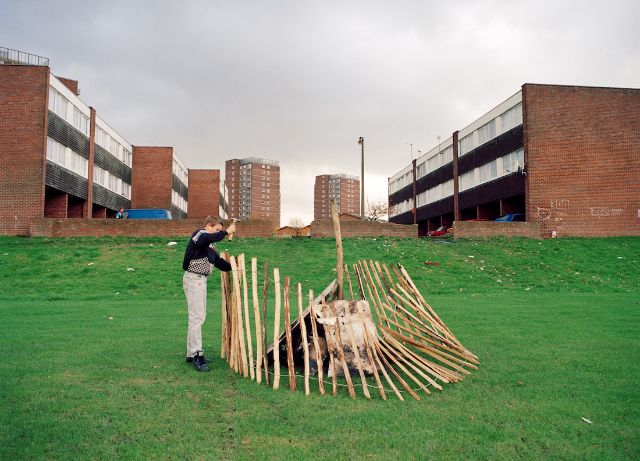 Building the Bongie, November 3rd Small: Edition of 10 + 1 A/P - Price from £600 Large: Edition of 5 + 2 A/P - Price from £1,500 C-type print