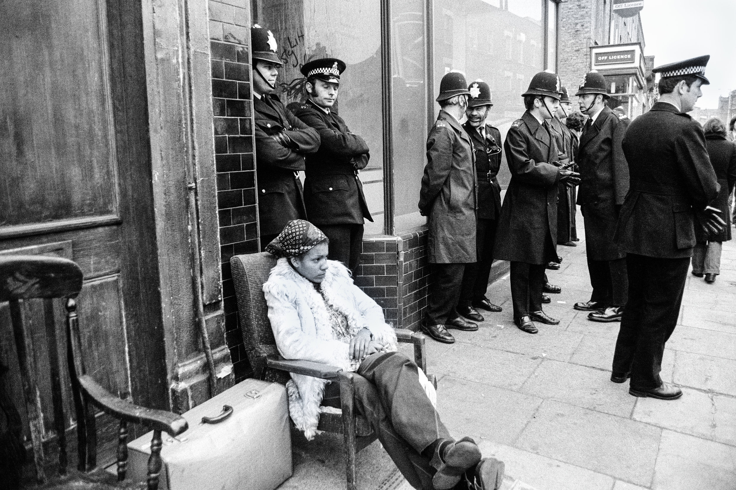 Eviction in Brixton, 1974