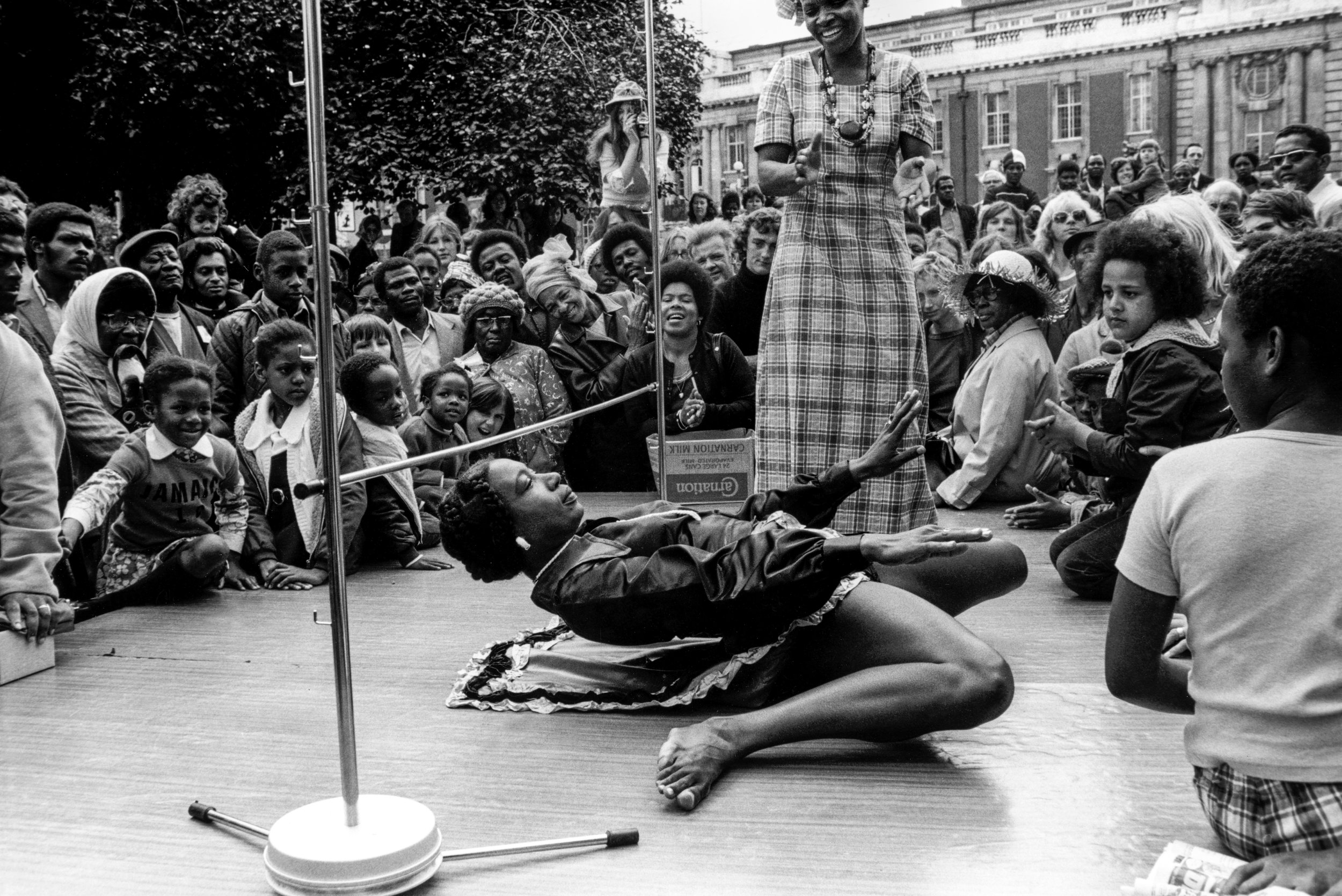 Limbo competition at Brixton festival, 1974