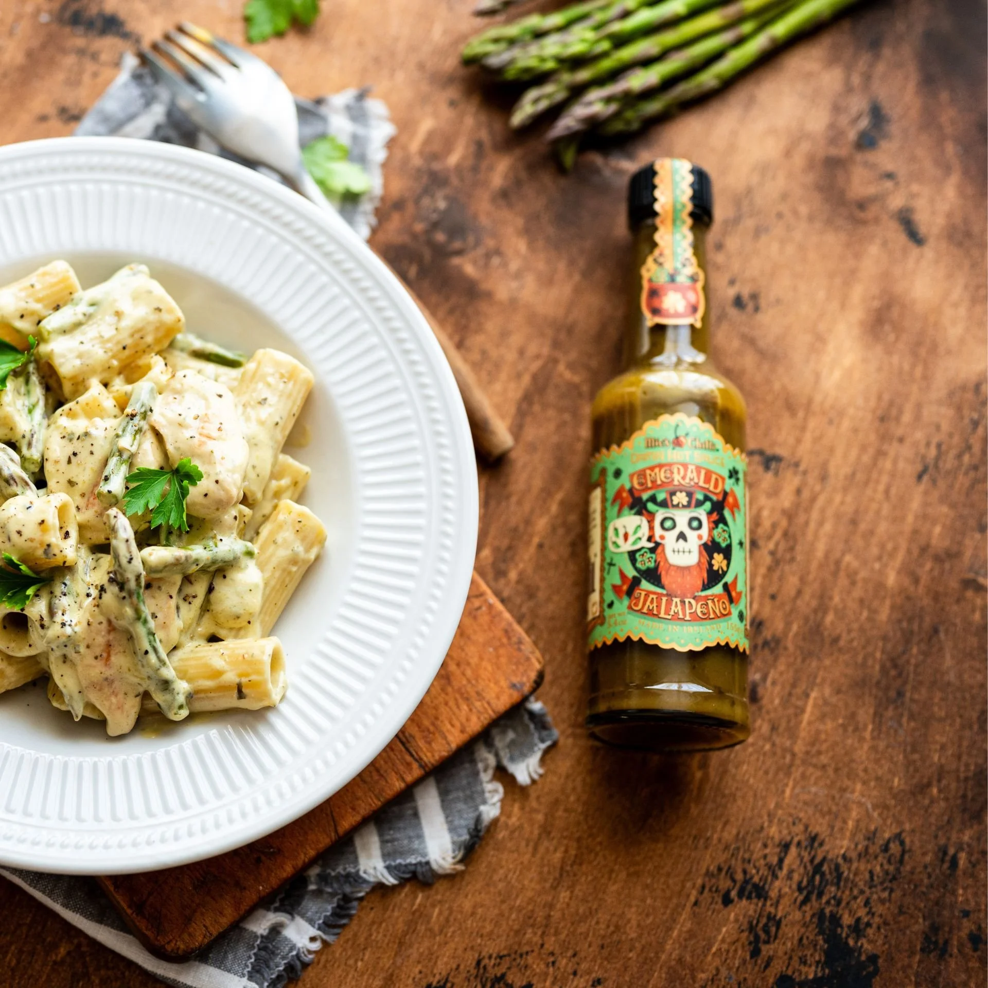 Creamy Chicken and Asparagus Pasta with Emerald Jalapeno SQ.jpg
