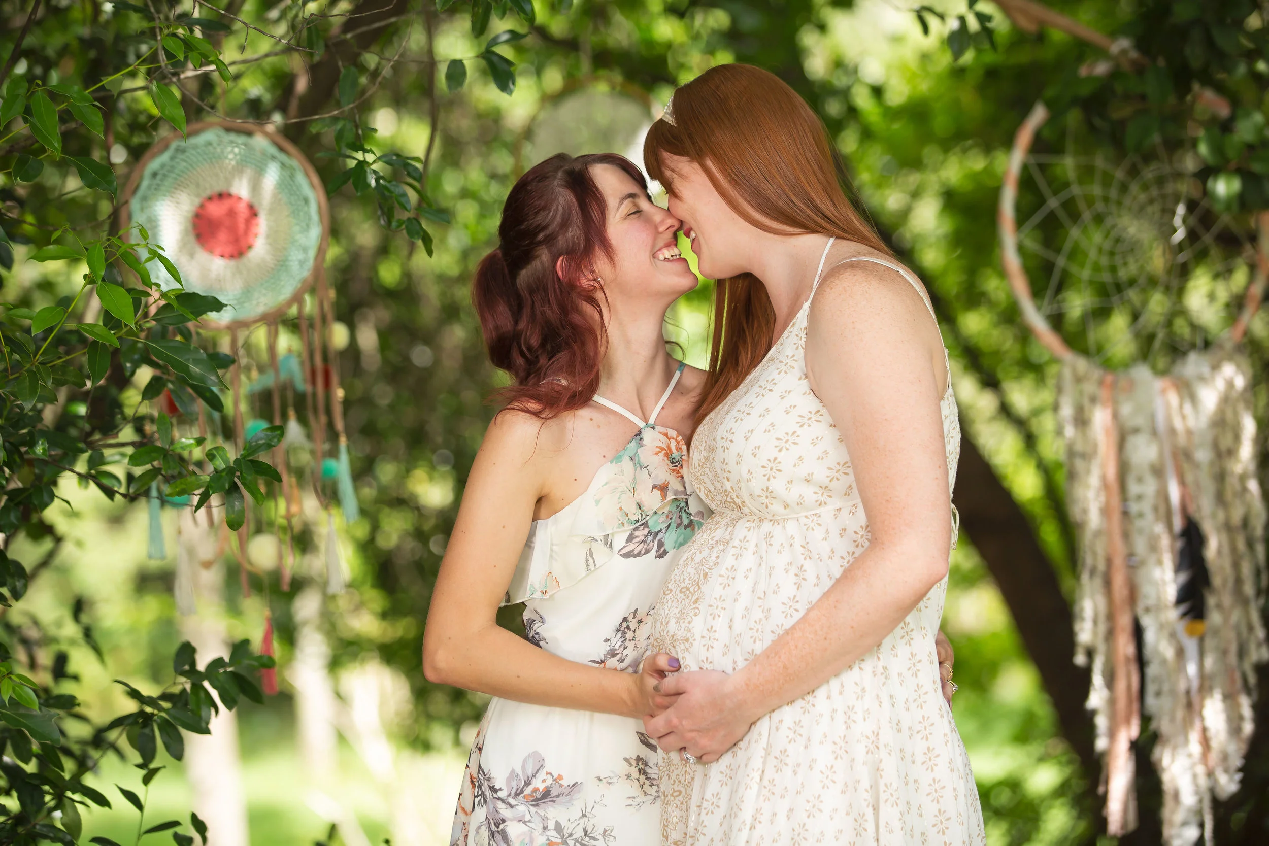I made Dreamcatchers for a previous photo magazine shoot and they worked perfectly here, too!