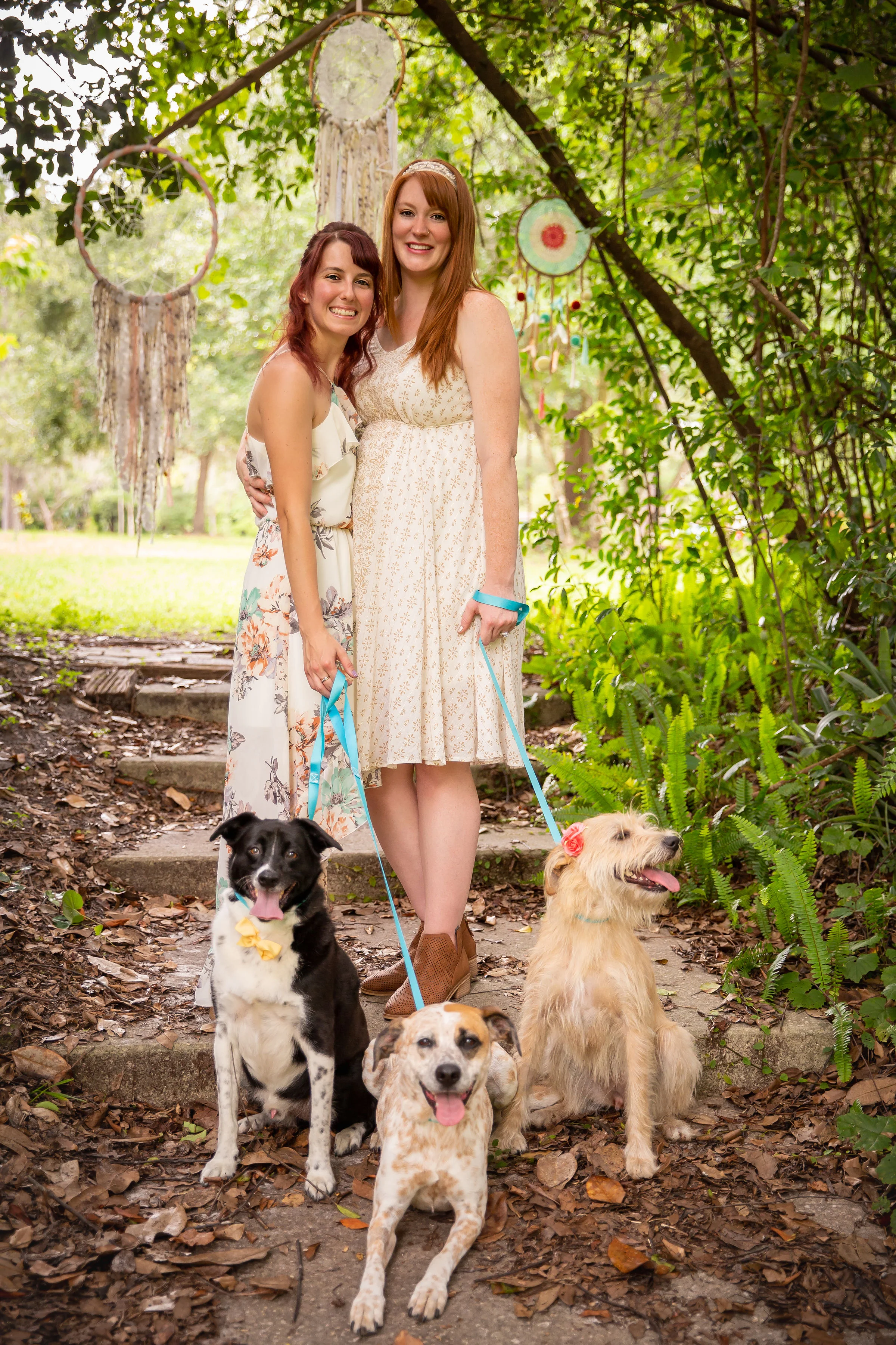 Bobbi is a veterinary technician, who says her dogs were the couple’s first children! They were already parents (even before this baby arrives!)