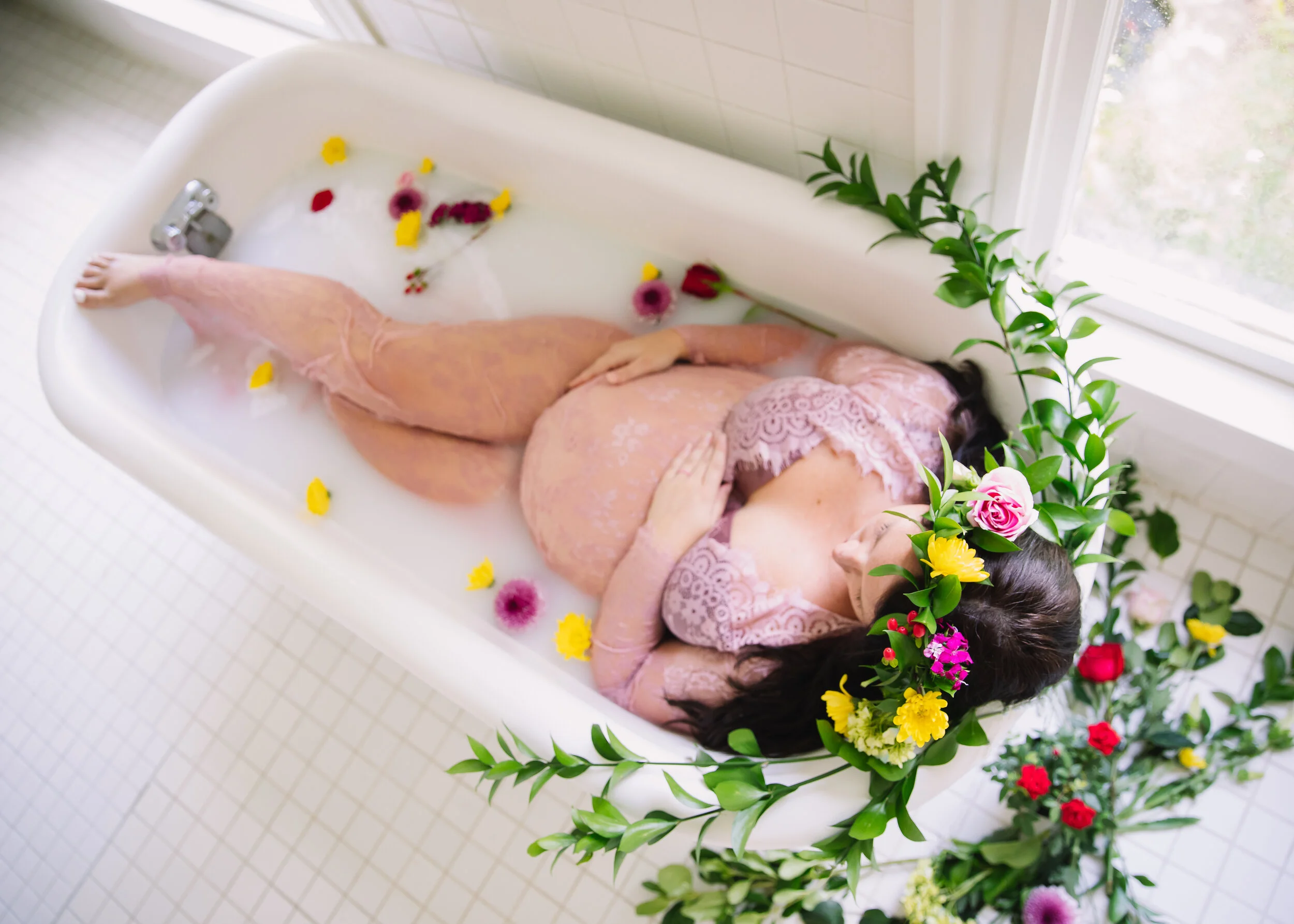 Maternity Milk Bath Session