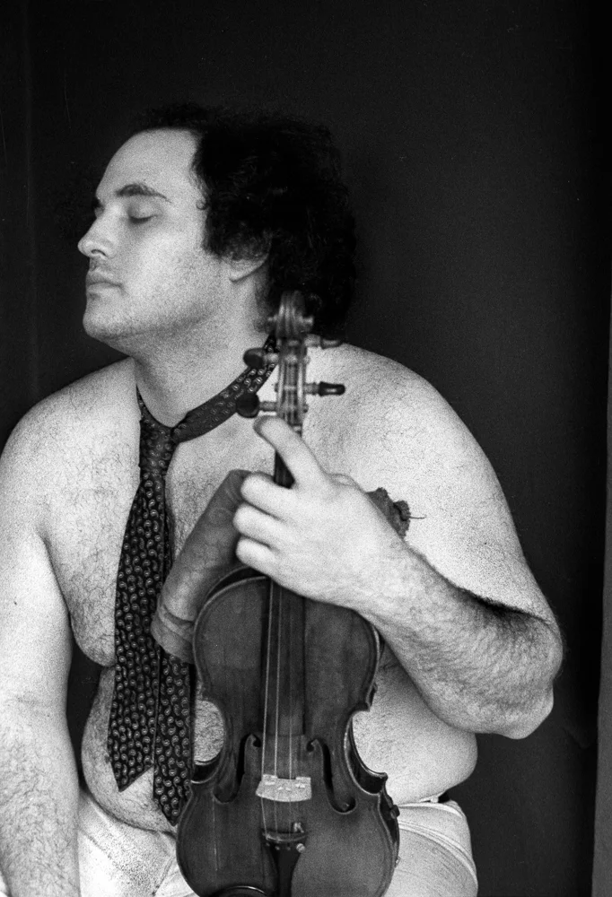 Nick with a Violin, 1976