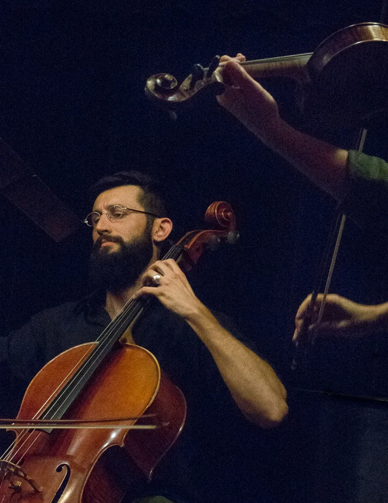 Sirius Quartet, 2017: Jeremy Harman, cello, and Ron Lawrence, viola