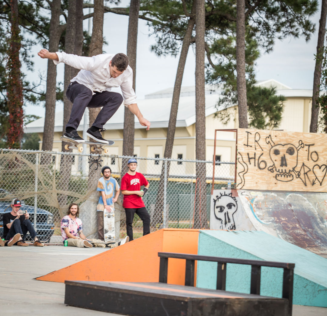 More hang time in the style of backside 180.
