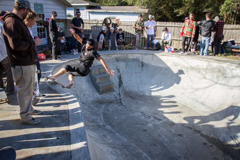 Barefoot front rocker.