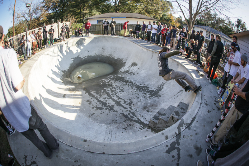 And Colin goes frontside...or does he...