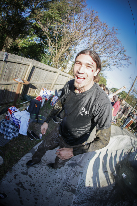 Soaked and stoked.