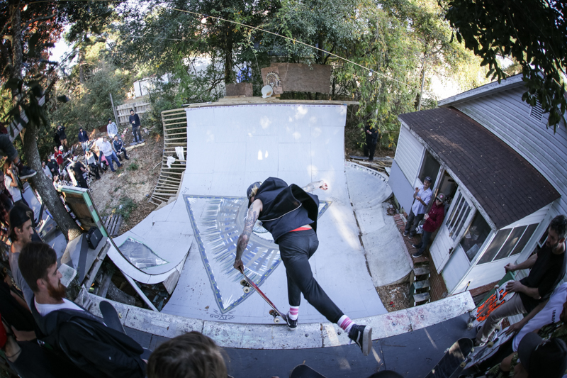 Tail block one foot is a go to? Must be nice.