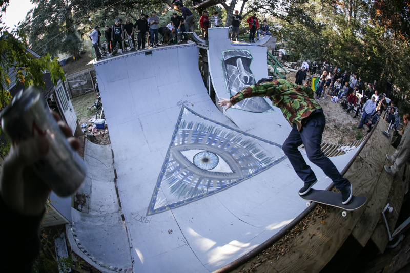 Almost didn't see this rock and roll slide.