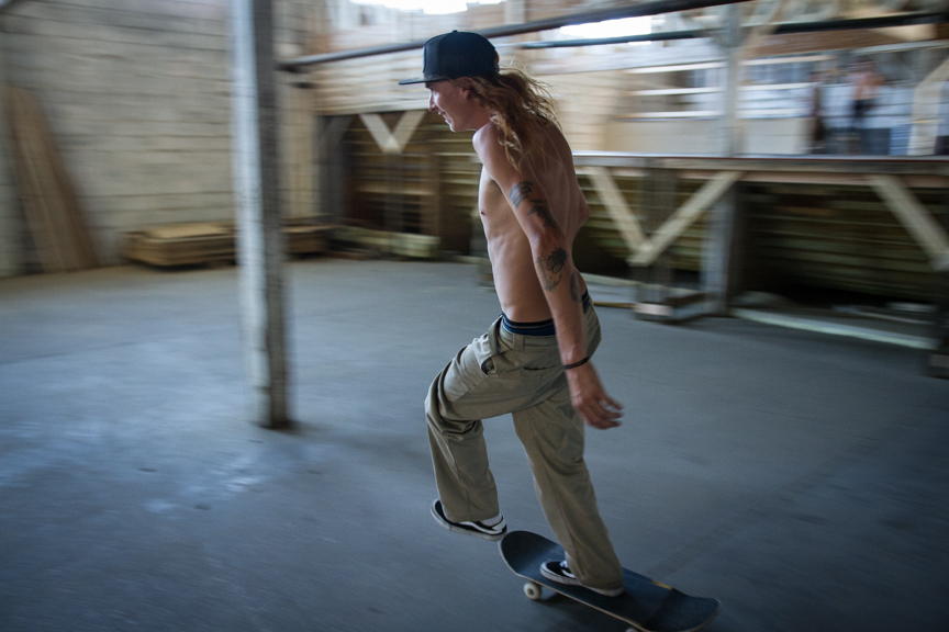 Jesse, finding lines in the street course.