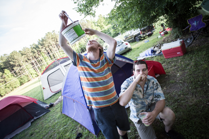 Margaritas on tap back out in the campground.