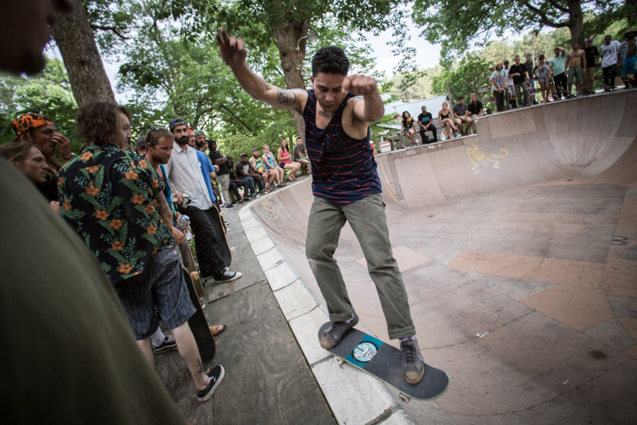 This guy held onto this smith grind so good.