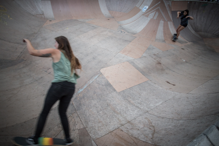 Ladies double's was going off.