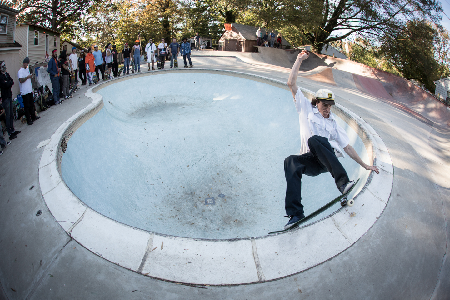 Mike lays one back.
